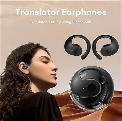AI-Powered Bluetooth Translation Earbuds ~ Effortless Conversations in 75+ Languages-