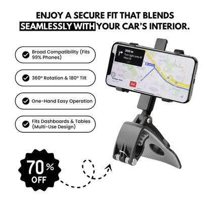 Multifunctional Car Dashboard Phone Holder ~ The Last Phone Mount You’ll Ever Need.