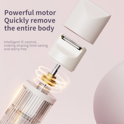 2-in-1 Women's Electric Shaver ~ Smooth, hair-free skin in minutes~