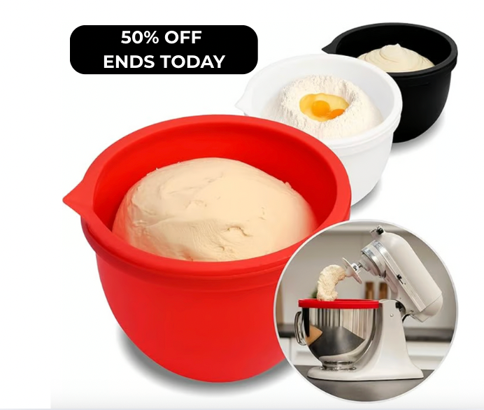 Silicone Liners for KitchenAid Mixers ~ Bulletproof bowl protection and no-scrub cleanup.