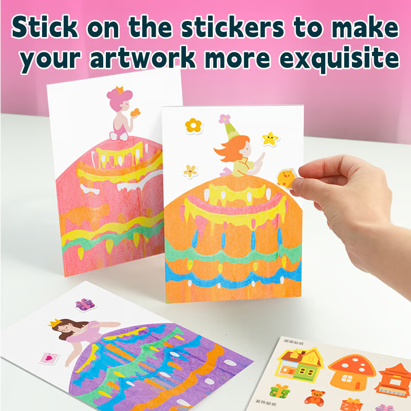 Rainbow Scratch Art Kit ~ Create Colorful Masterpieces with a Simple Scratch