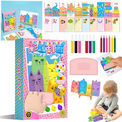 Rainbow Scratch Art Kit ~ Create Colorful Masterpieces with a Simple Scratch