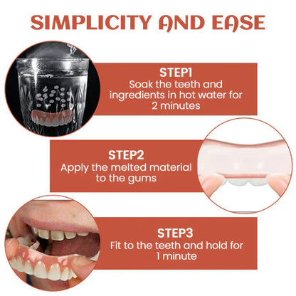 Silicone Denture Set ~ Achieve a natural, confident smile instantly*