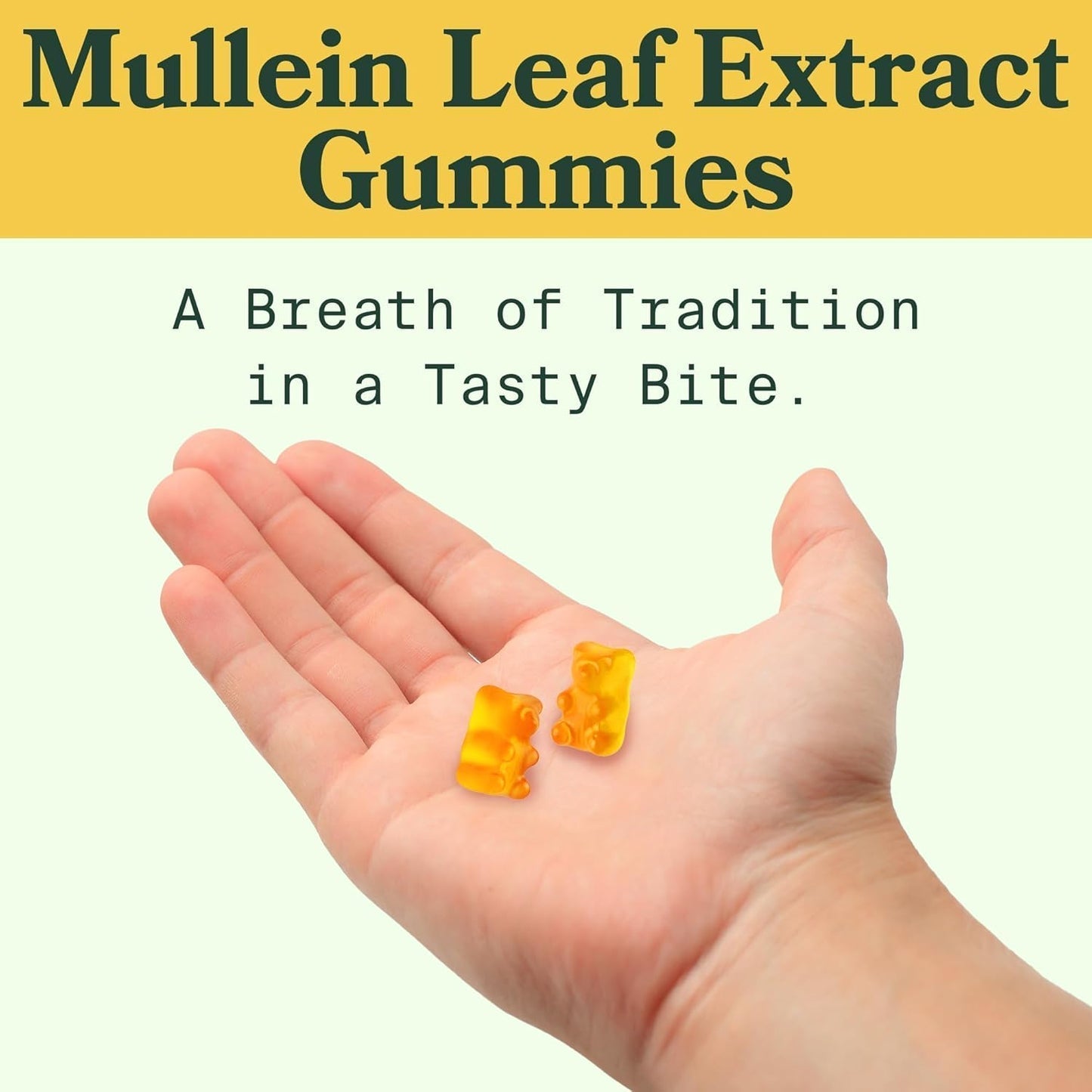 Mullein Lung Detox Gummies ~ Clear Mucus & Boost Respiratory Health~