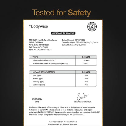 Pure Himalayan Shilajit Gummies ~ Natural Energy & Stamina in Every Bite