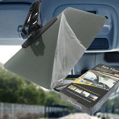 Polarized Car Visor ~ Block glare and drive comfortably in any weather.