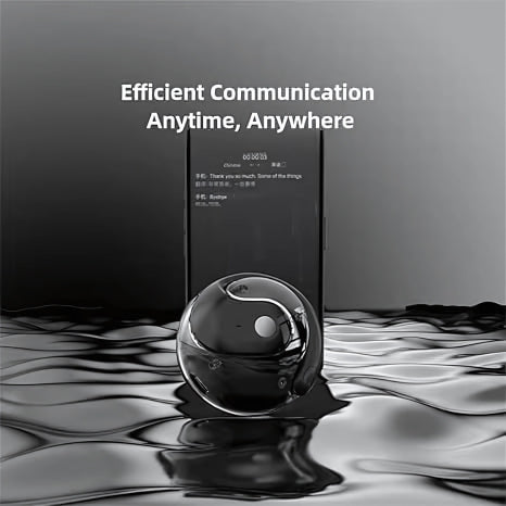 AI-Powered Bluetooth Translation Earbuds ~ Effortless Conversations in 75+ Languages-