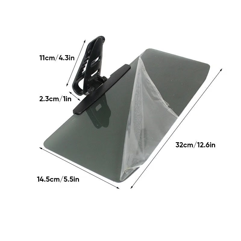 Polarized Car Visor ~ Block glare and drive comfortably in any weather.