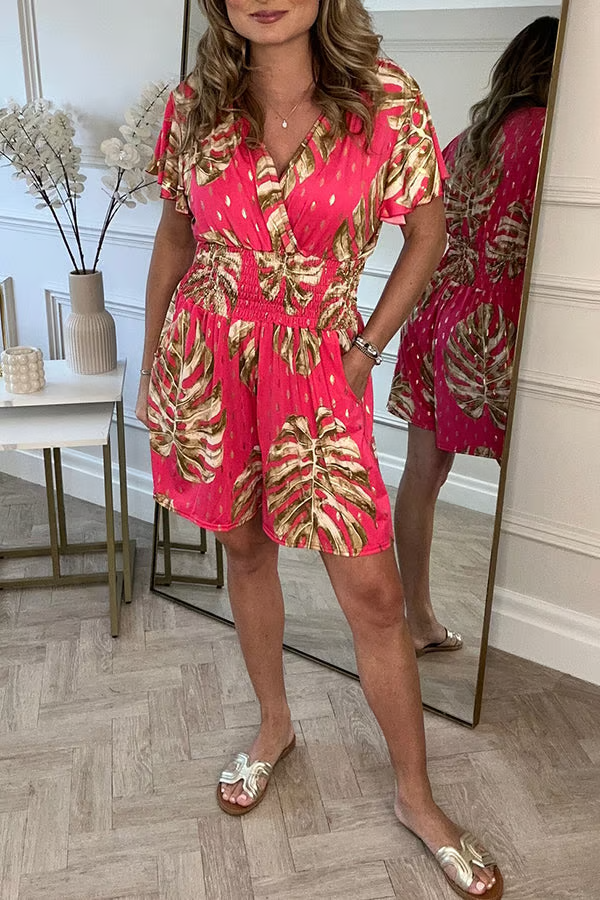 Floral Polka Dot Pocket Rompers ~ All-day comfort with effortless summer style~