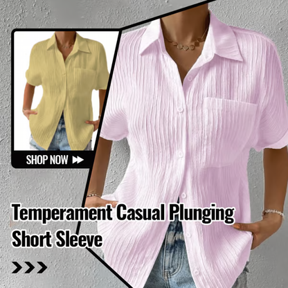 Crew Neck Lace Loose Shirt ~ The shirt that does all the work for you