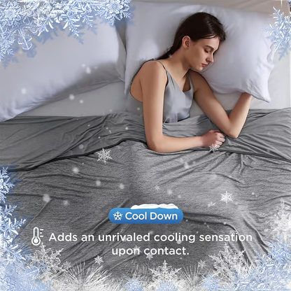 Summer Cooling Blanket ~ Instantly chill your nights, sleep dry and deep`