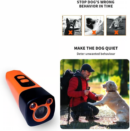 Ultrasonic Dog Bark Deterrent Device ~ Stop unwanted barking and protect your space instantly