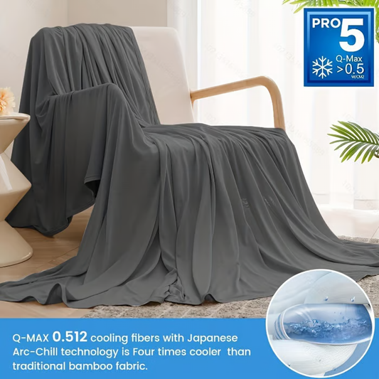 Summer Cooling Blanket ~ Instantly chill your nights, sleep dry and deep`