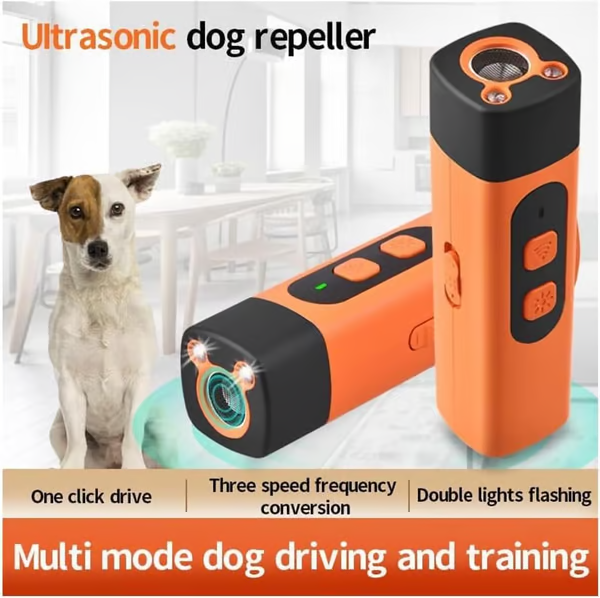Ultrasonic Dog Bark Deterrent Device ~ Stop unwanted barking and protect your space instantly
