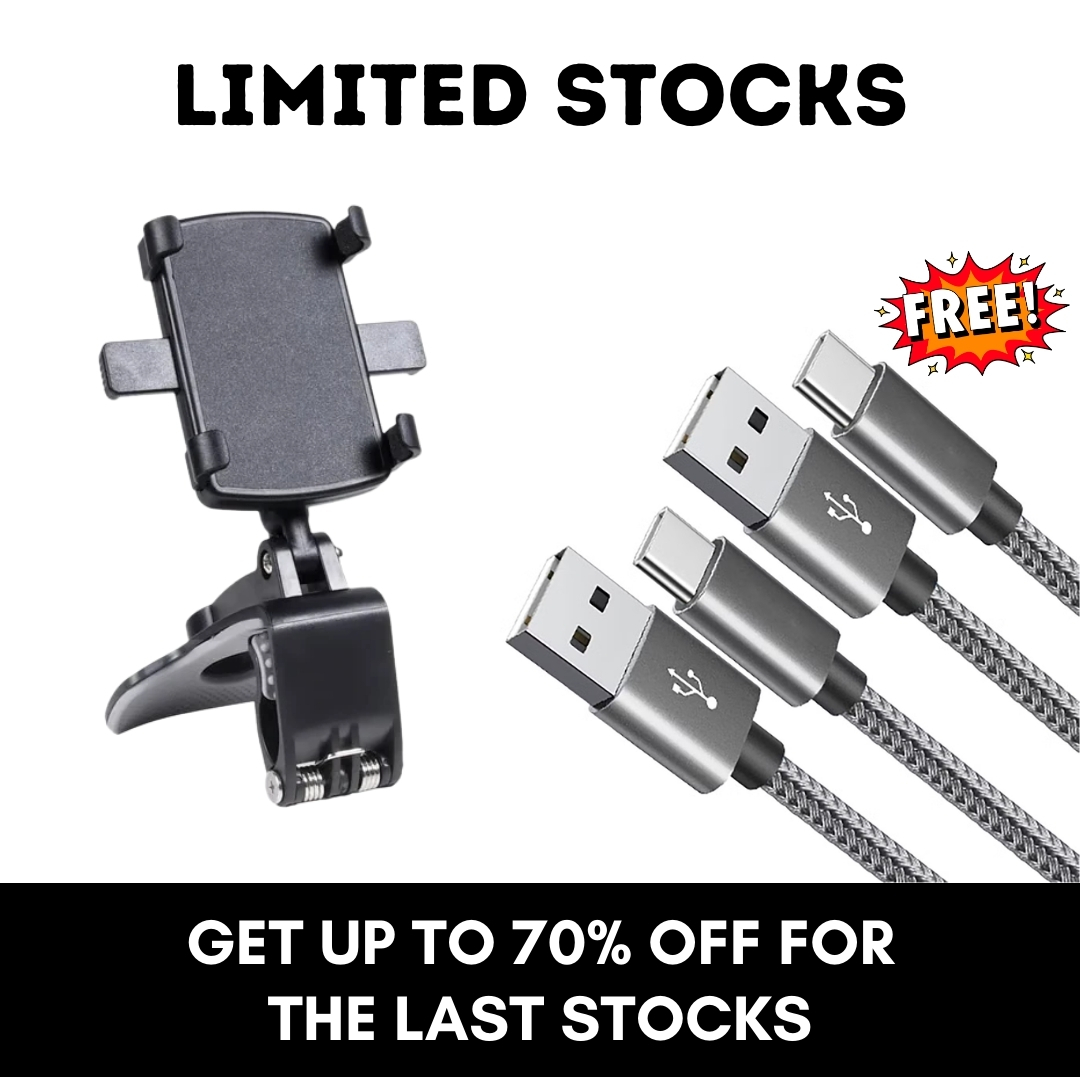 Multifunctional Car Dashboard Phone Holder ~ The Last Phone Mount You’ll Ever Need.