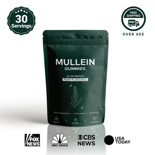 Mullein Lung Detox Gummies ~ Clear Mucus & Boost Respiratory Health