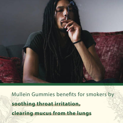 Mullein Lung Detox Gummies ~ Clear Mucus & Boost Respiratory Health~